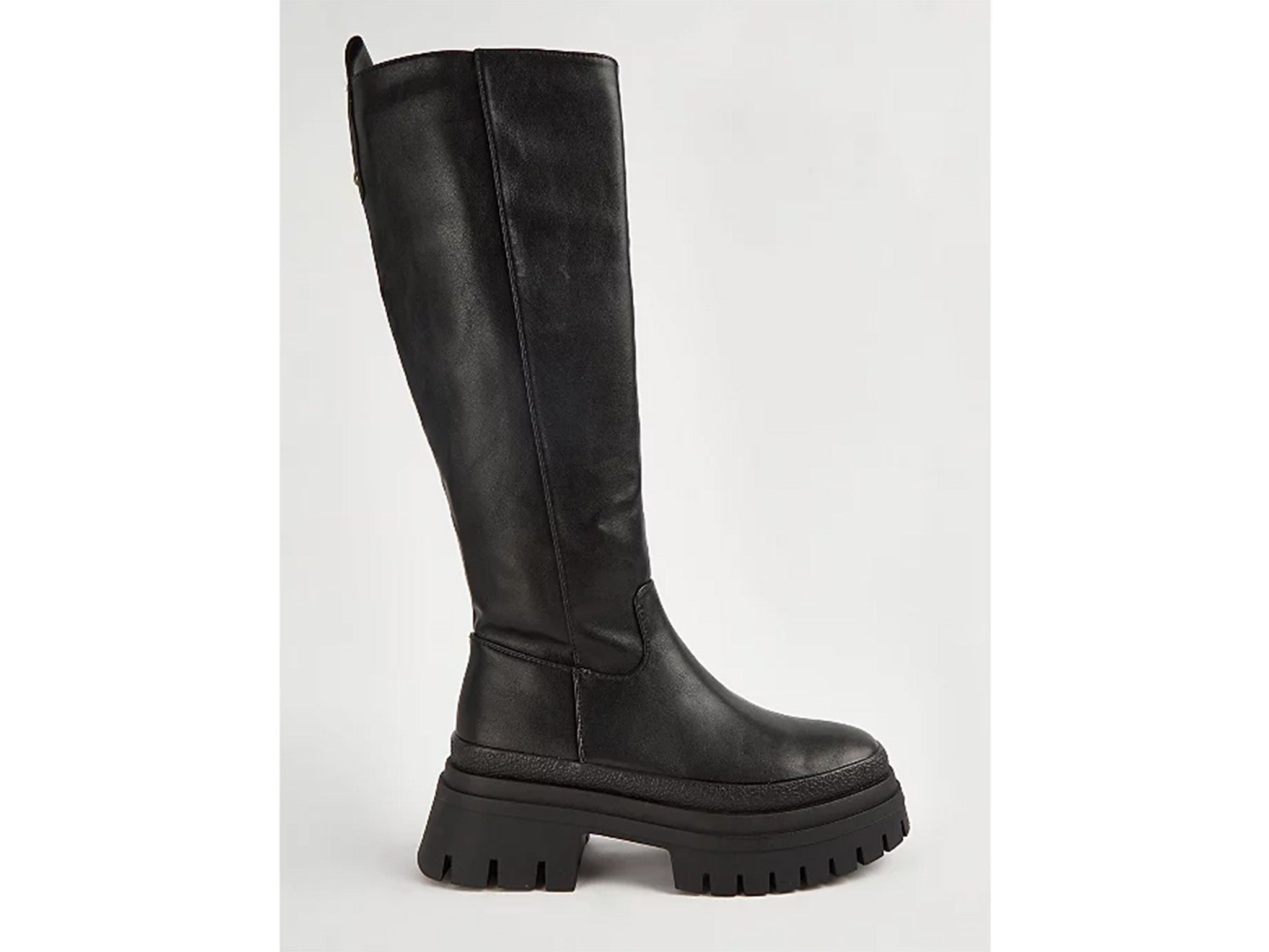 Asda black store knee high boots